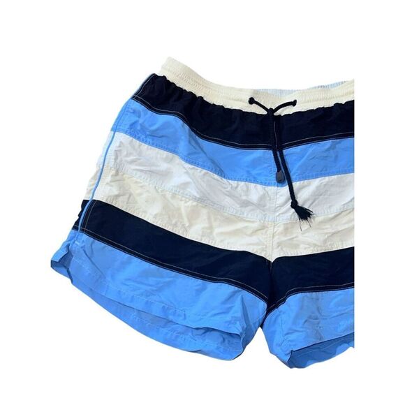 Nice Faconnable Swim Shorts Mens Navy striped Trunk Suit Beach Wear  Caribbean M - Picture 2 of 10